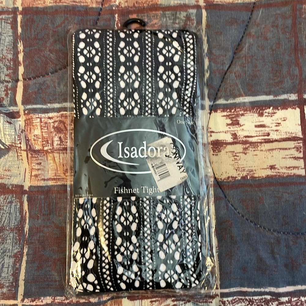 New in package Isadora fishnet tights black. One size. Never opened.